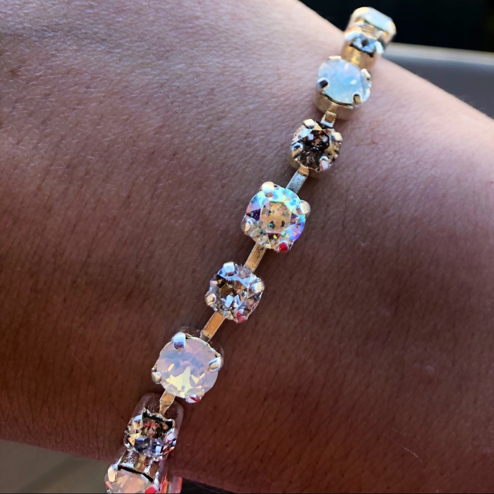 Swarovski crystal tennis bracelet 24ss & 29ss